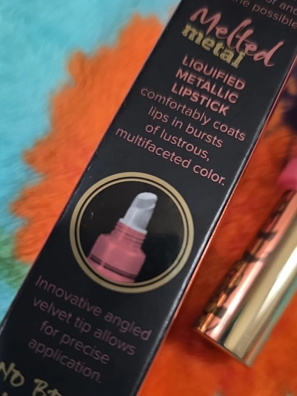 Too Faced Melted Metallic Peony Liquified Metallic Lipstick NIB Full Size